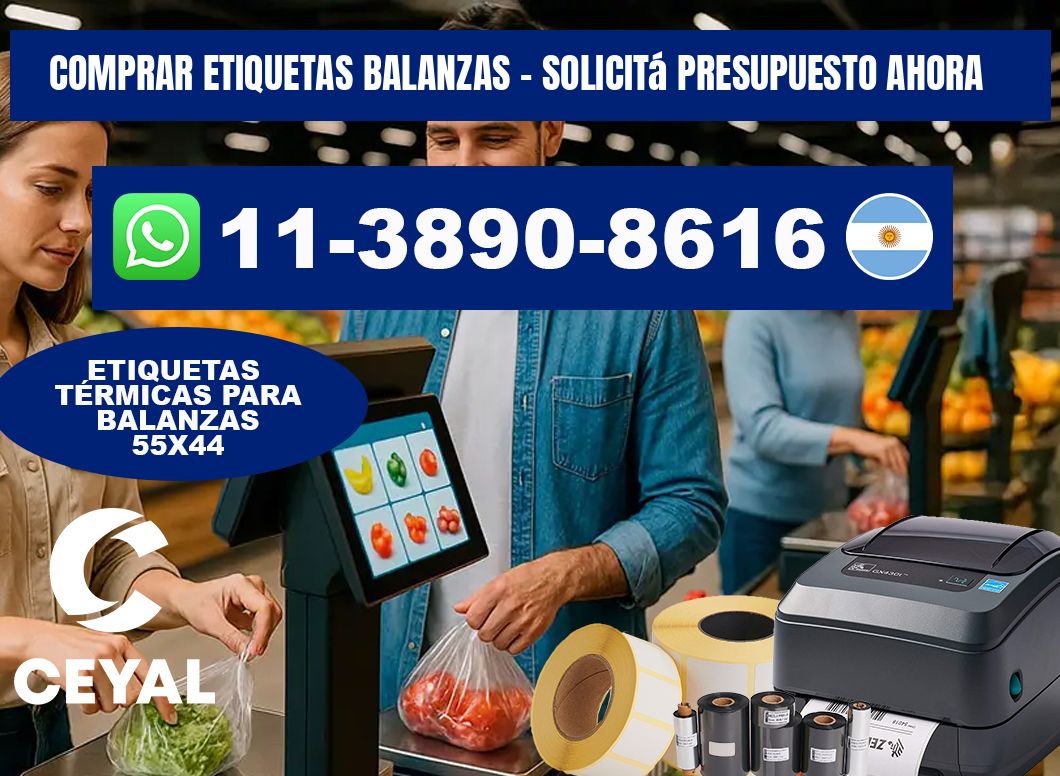 COMPRAR ETIQUETAS BALANZAS - Solicitá presupuesto ahora
