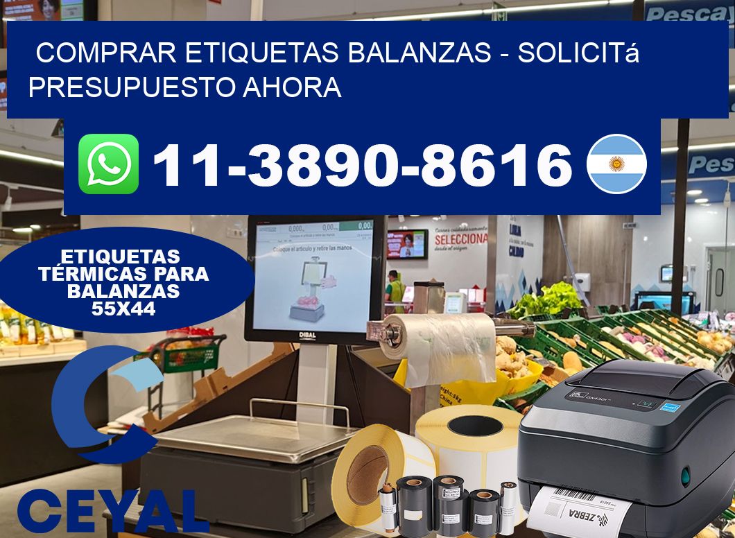 COMPRAR ETIQUETAS BALANZAS – Solicitá presupuesto ahora