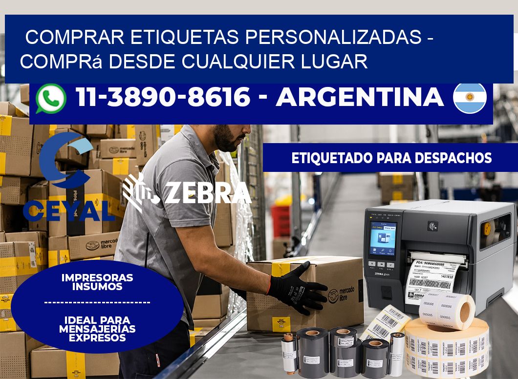 COMPRAR ETIQUETAS PERSONALIZADAS – Comprá desde cualquier lugar