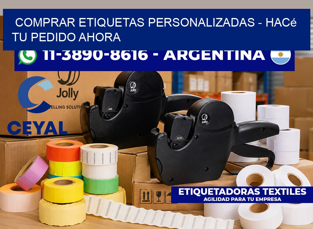 COMPRAR ETIQUETAS PERSONALIZADAS - Hacé tu pedido ahora
