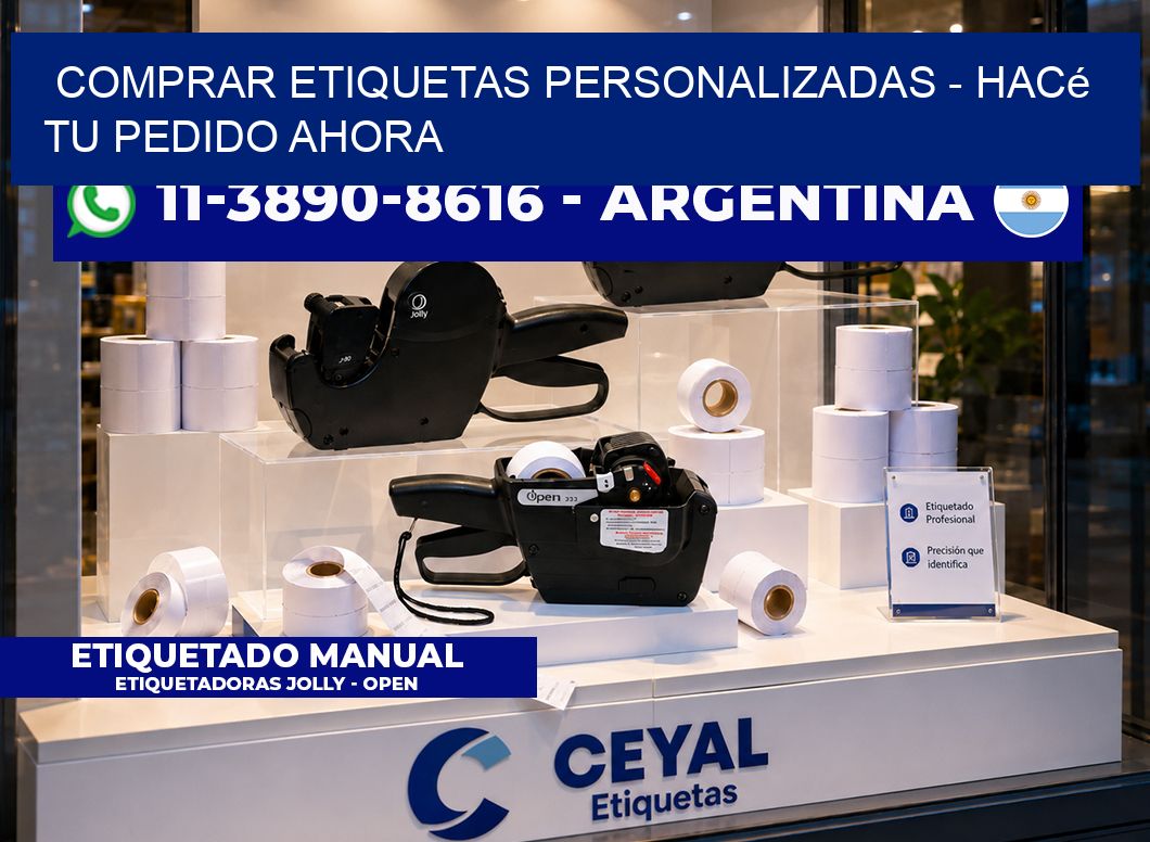 COMPRAR ETIQUETAS PERSONALIZADAS - Hacé tu pedido ahora