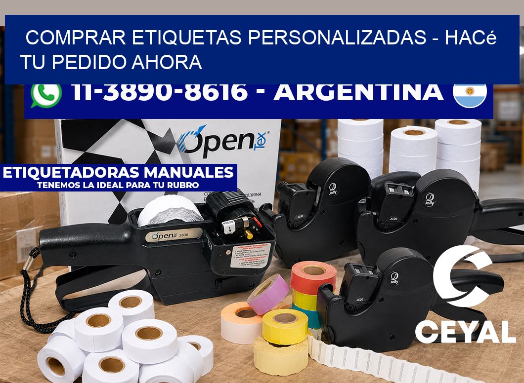 COMPRAR ETIQUETAS PERSONALIZADAS - Hacé tu pedido ahora