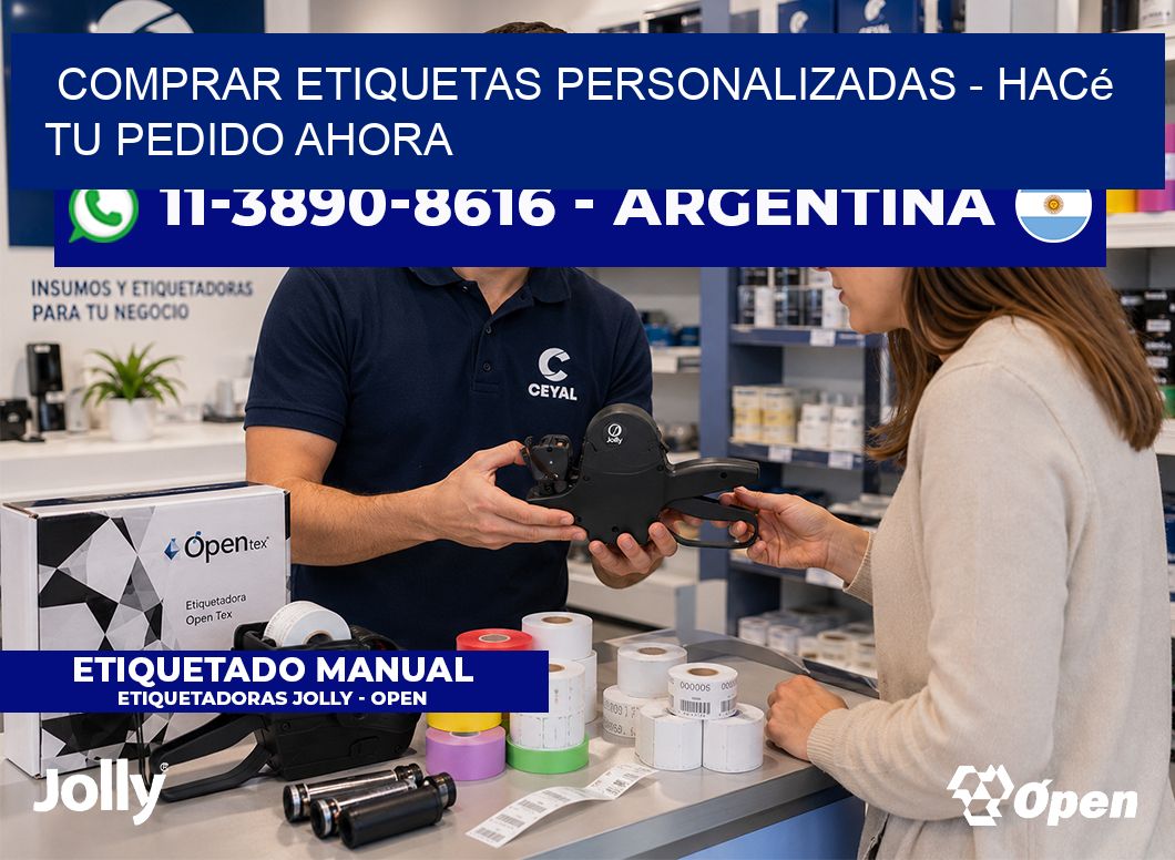 COMPRAR ETIQUETAS PERSONALIZADAS – Hacé tu pedido ahora