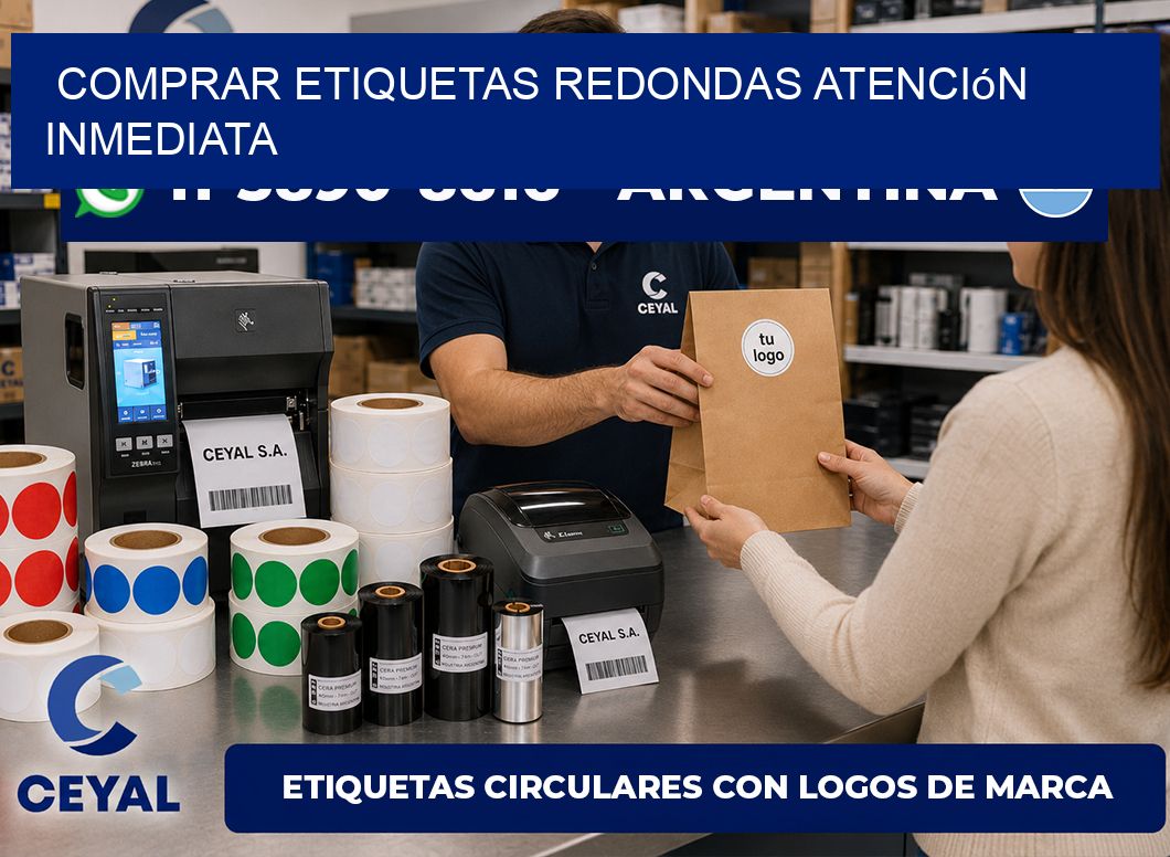COMPRAR ETIQUETAS REDONDAS Atención inmediata