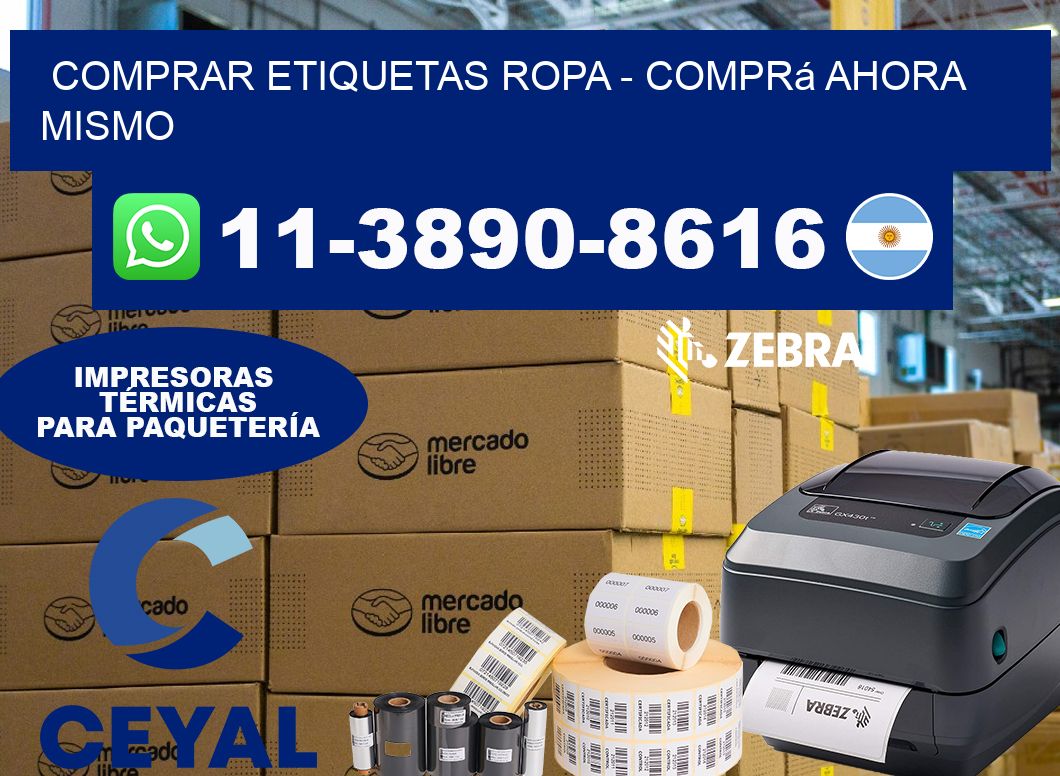 COMPRAR ETIQUETAS ROPA – Comprá ahora mismo
