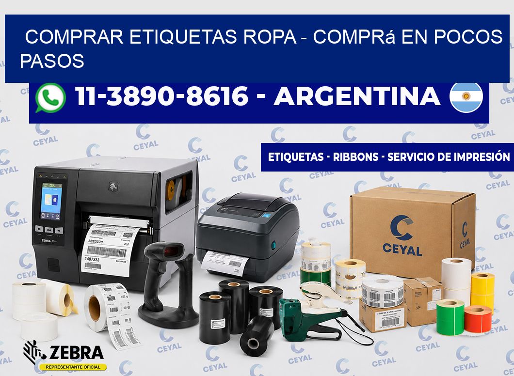 COMPRAR ETIQUETAS ROPA - Comprá en pocos pasos