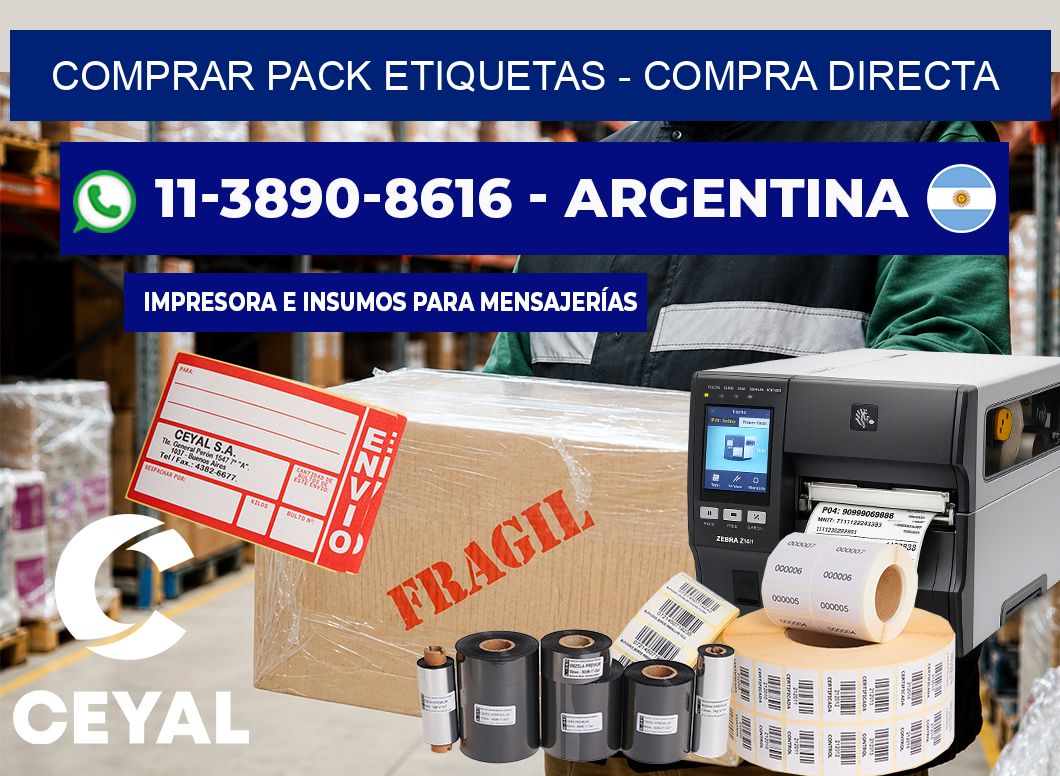 COMPRAR PACK ETIQUETAS - Compra directa