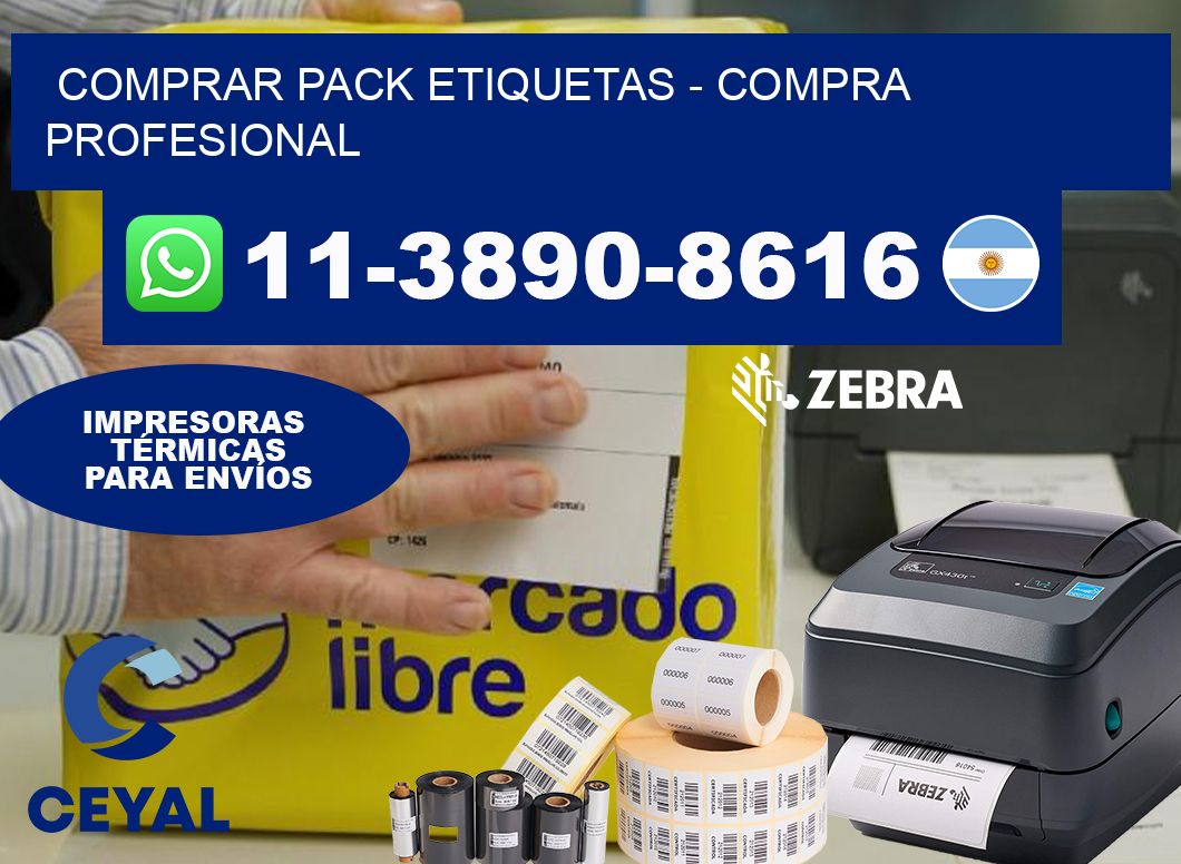 COMPRAR PACK ETIQUETAS - Compra profesional