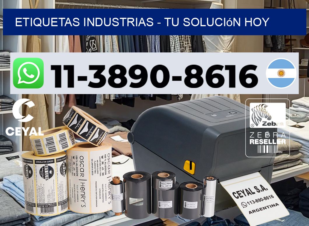 ETIQUETAS INDUSTRIAS - Tu solución hoy