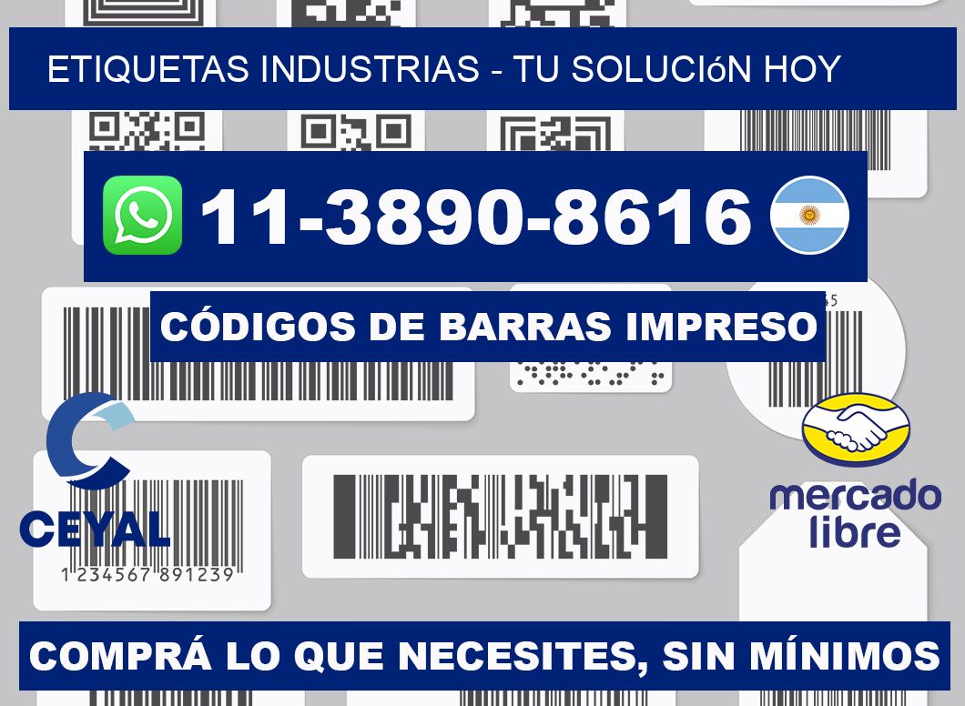ETIQUETAS INDUSTRIAS - Tu solución hoy