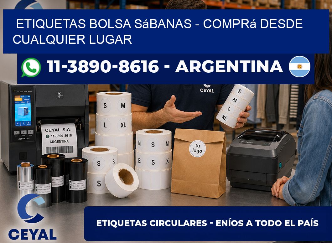 Etiquetas Bolsa sábanas – Comprá desde cualquier lugar