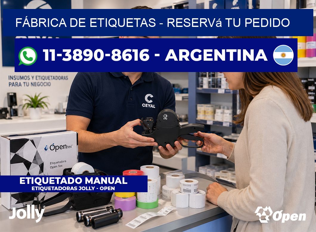 FÁBRICA DE ETIQUETAS - Reservá tu pedido