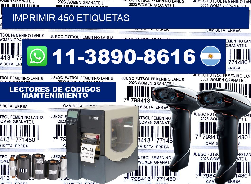 IMPRIMIR 450 ETIQUETAS