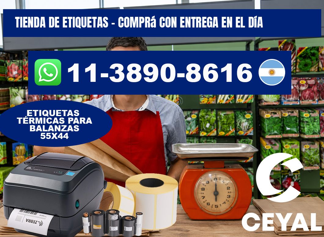 TIENDA DE ETIQUETAS - Comprá con entrega en el día