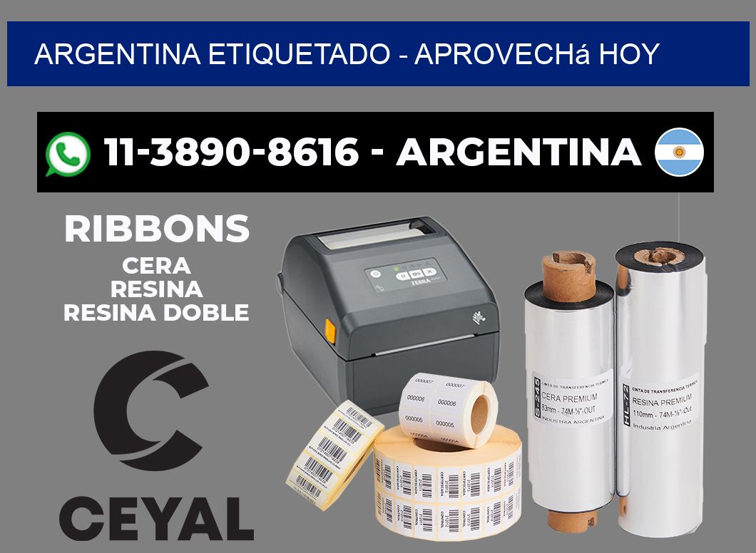 ARGENTINA ETIQUETADO - Aprovechá hoy