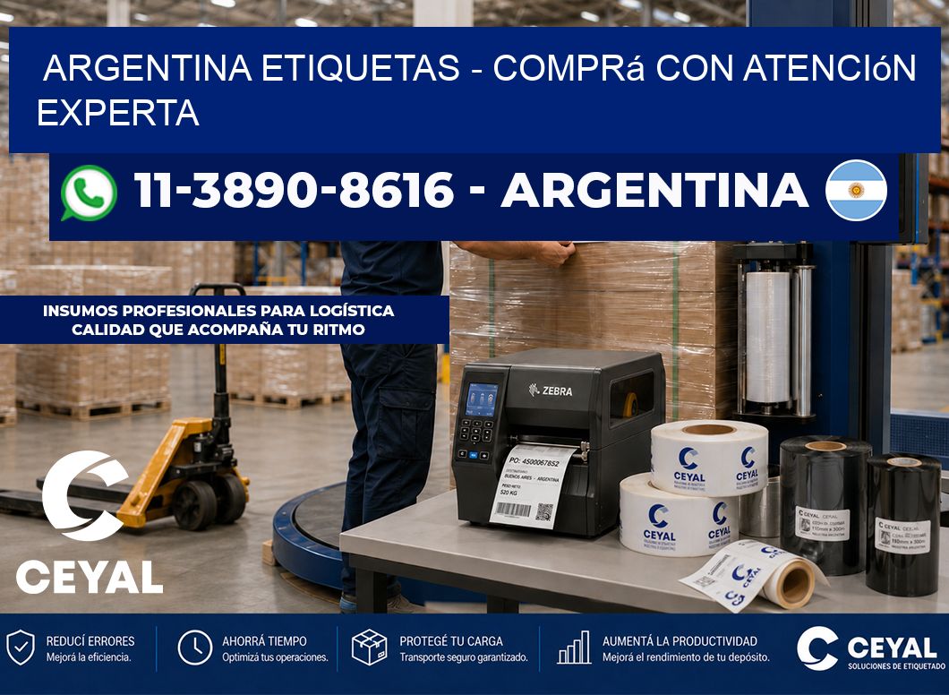 ARGENTINA ETIQUETAS - Comprá con atención experta