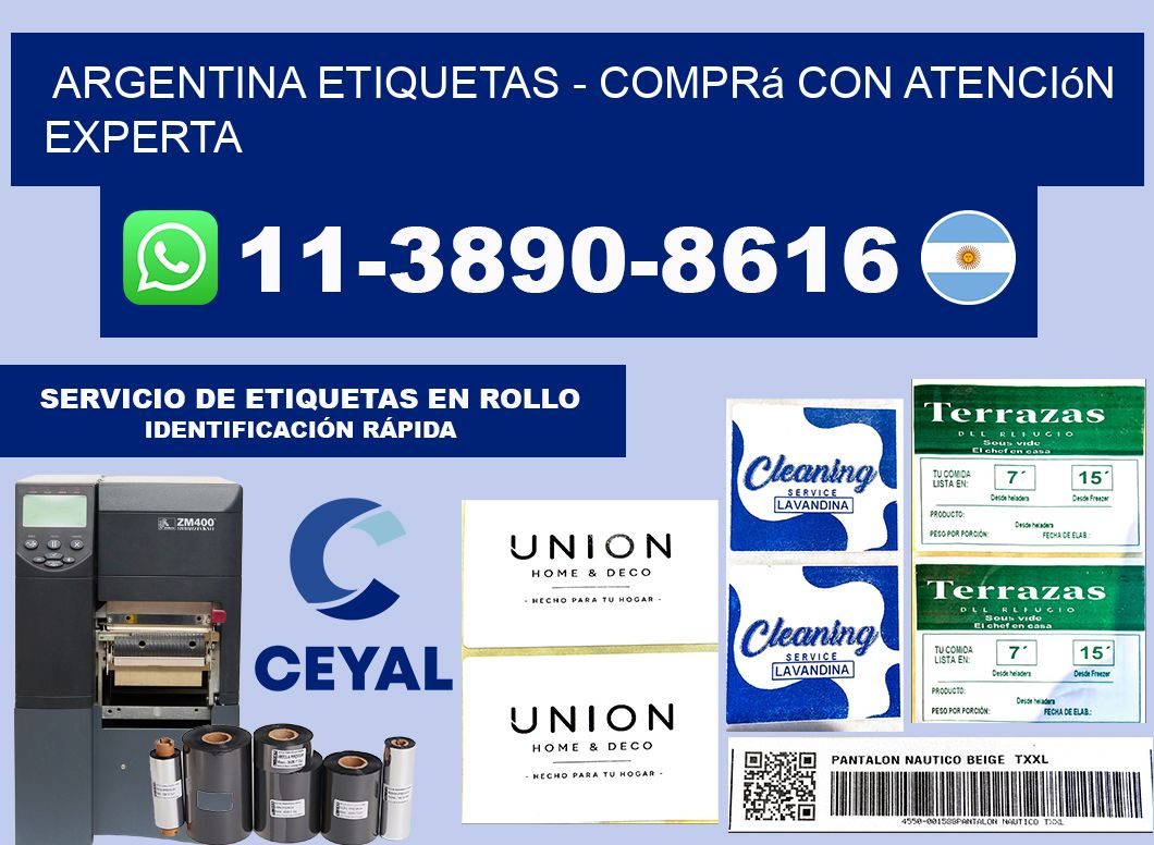 ARGENTINA ETIQUETAS - Comprá con atención experta