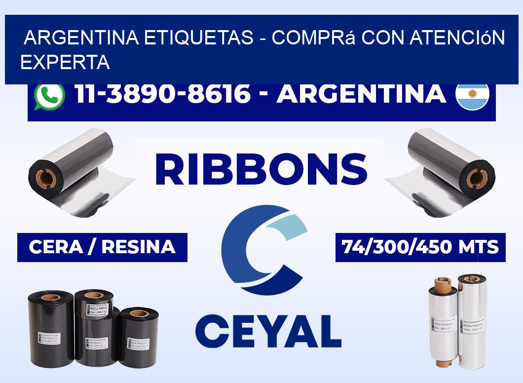 ARGENTINA ETIQUETAS - Comprá con atención experta