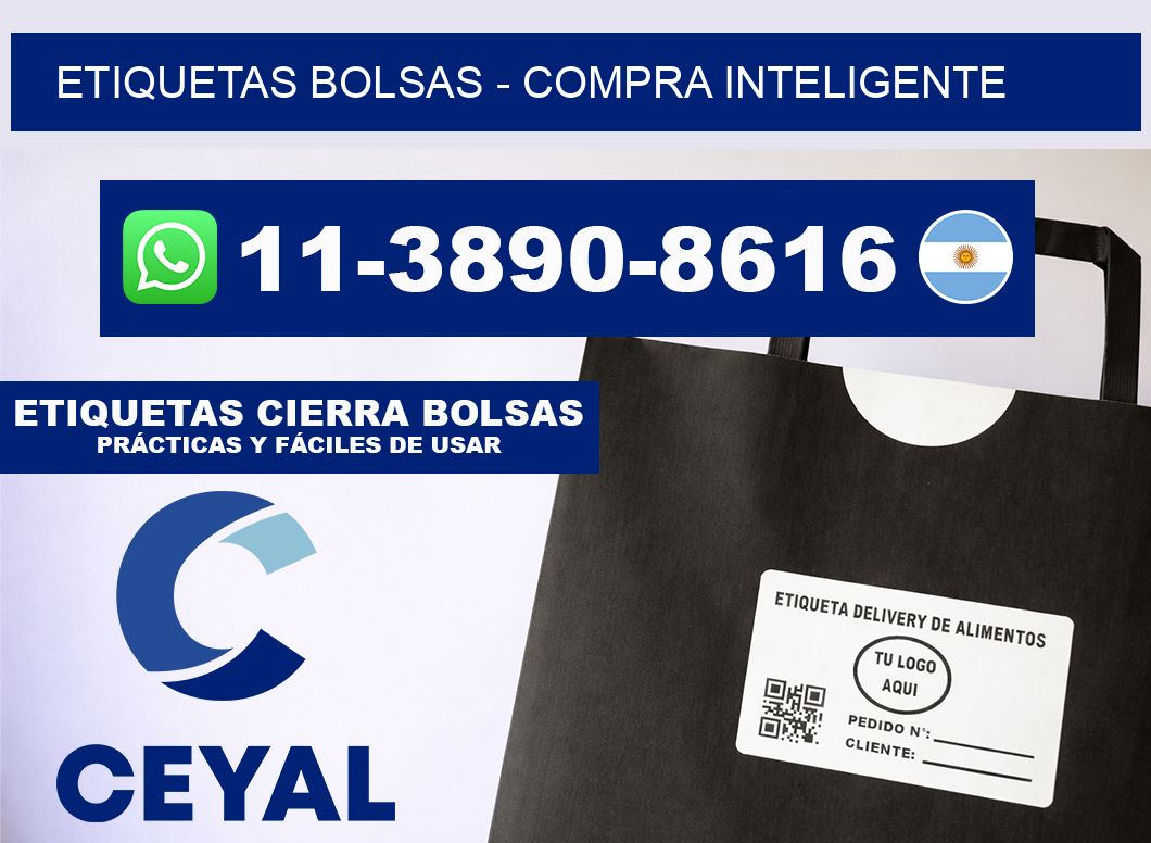 ETIQUETAS BOLSAS - Compra inteligente