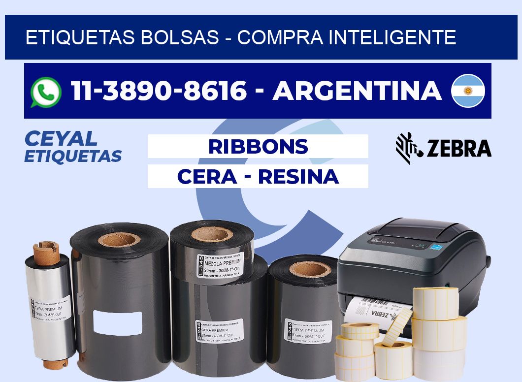 ETIQUETAS BOLSAS - Compra inteligente