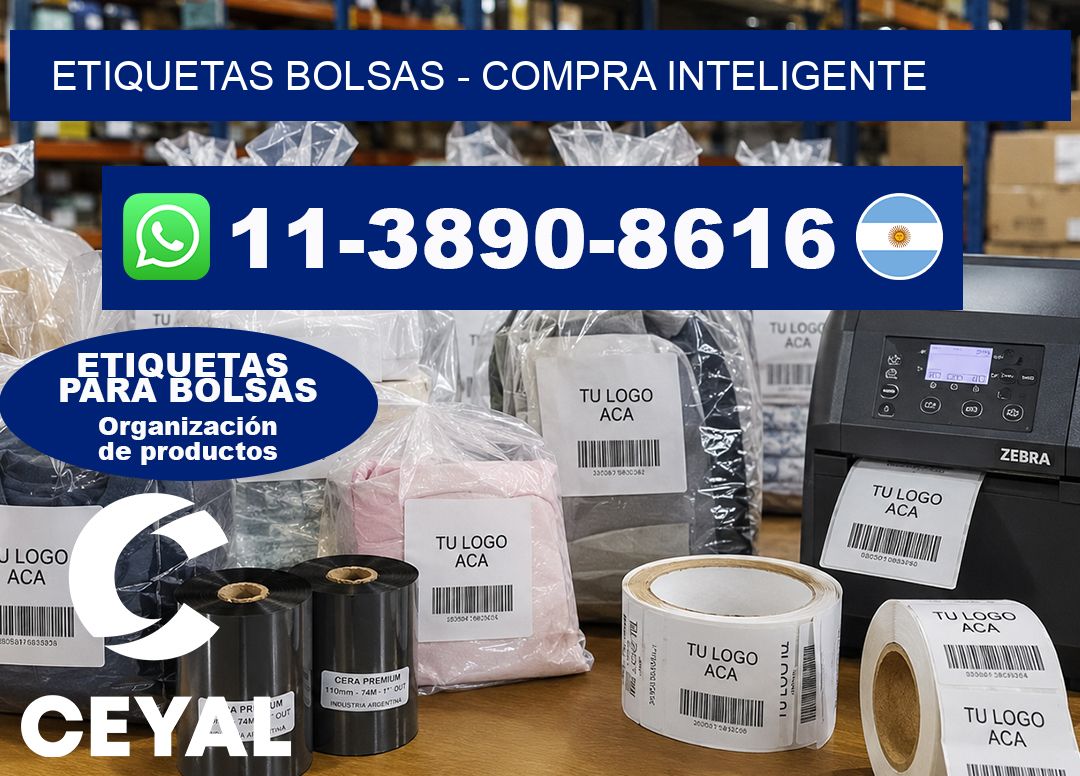ETIQUETAS BOLSAS – Compra inteligente