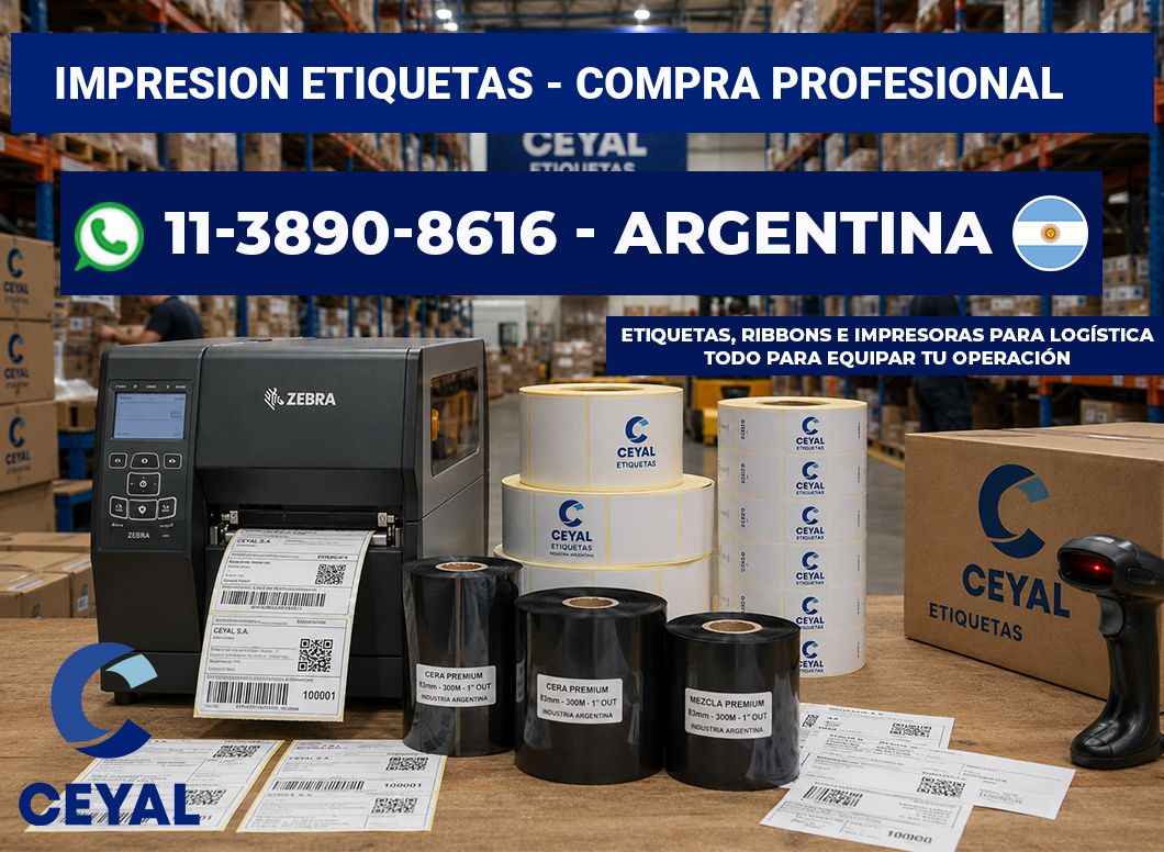 IMPRESION ETIQUETAS – Compra profesional