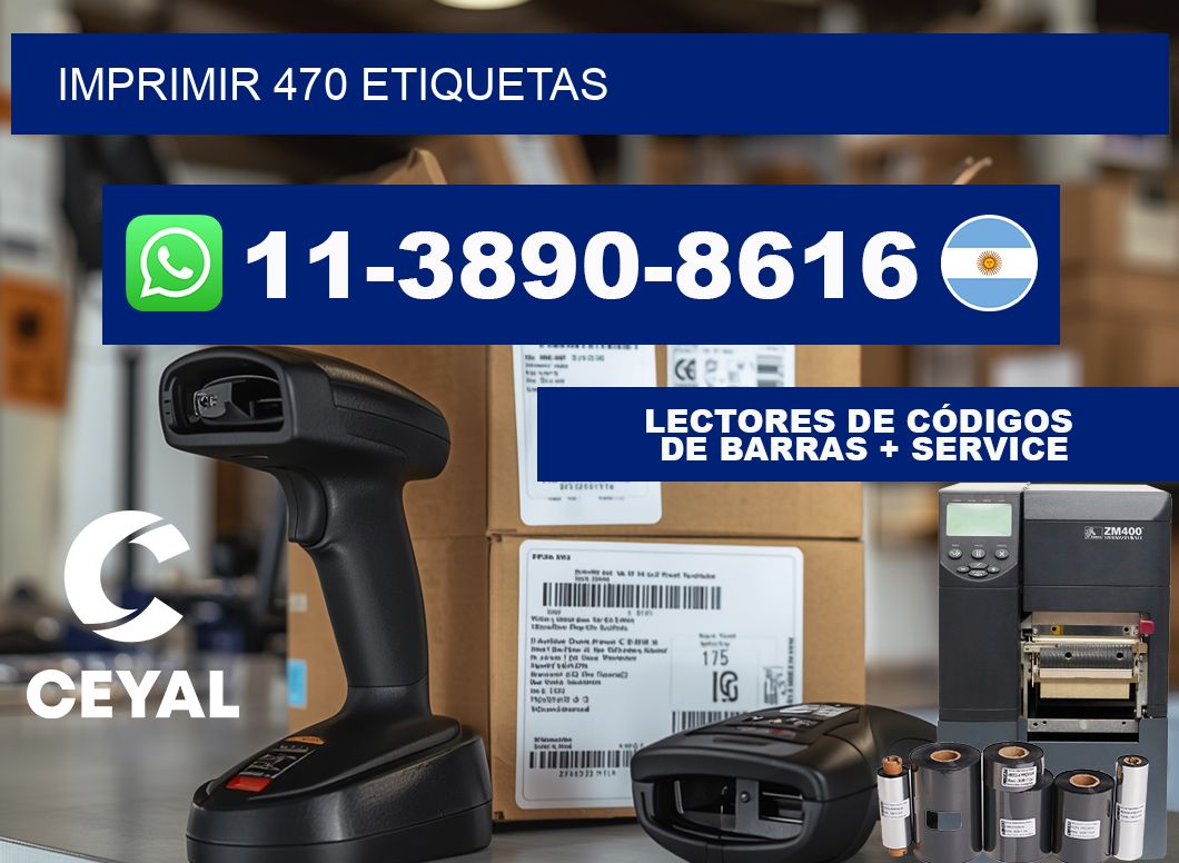 IMPRIMIR 470 ETIQUETAS