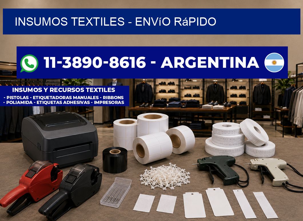 INSUMOS TEXTILES – Envío rápido