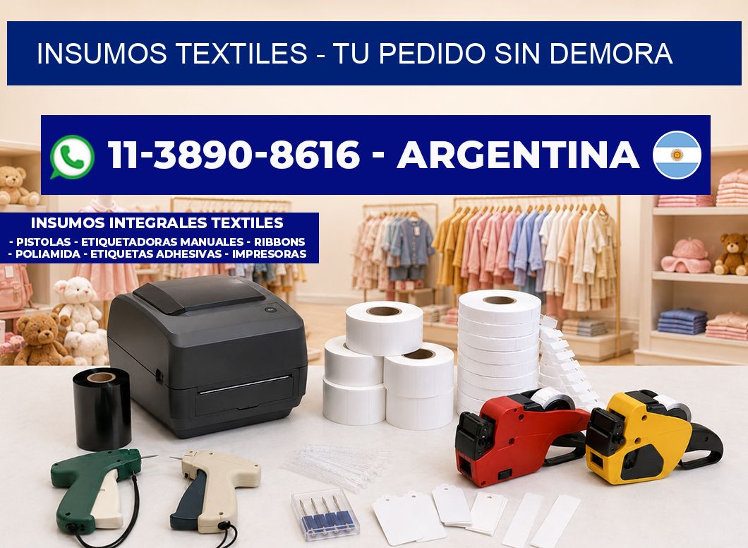 INSUMOS TEXTILES - Tu pedido sin demora
