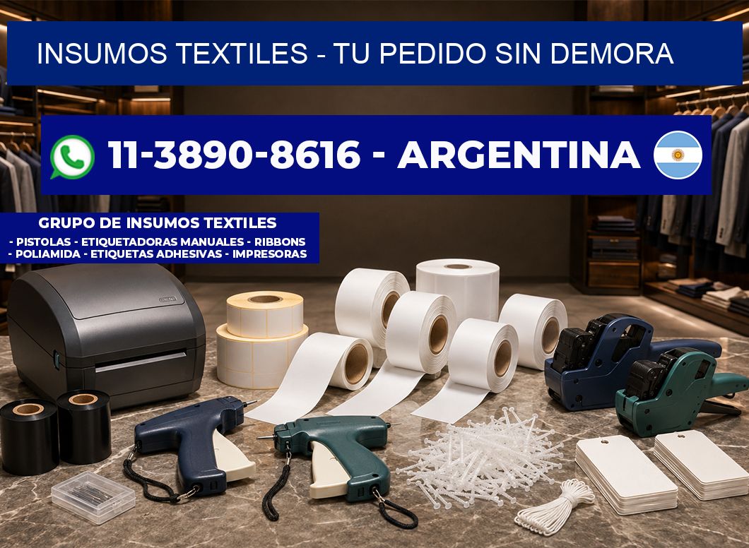 INSUMOS TEXTILES – Tu pedido sin demora