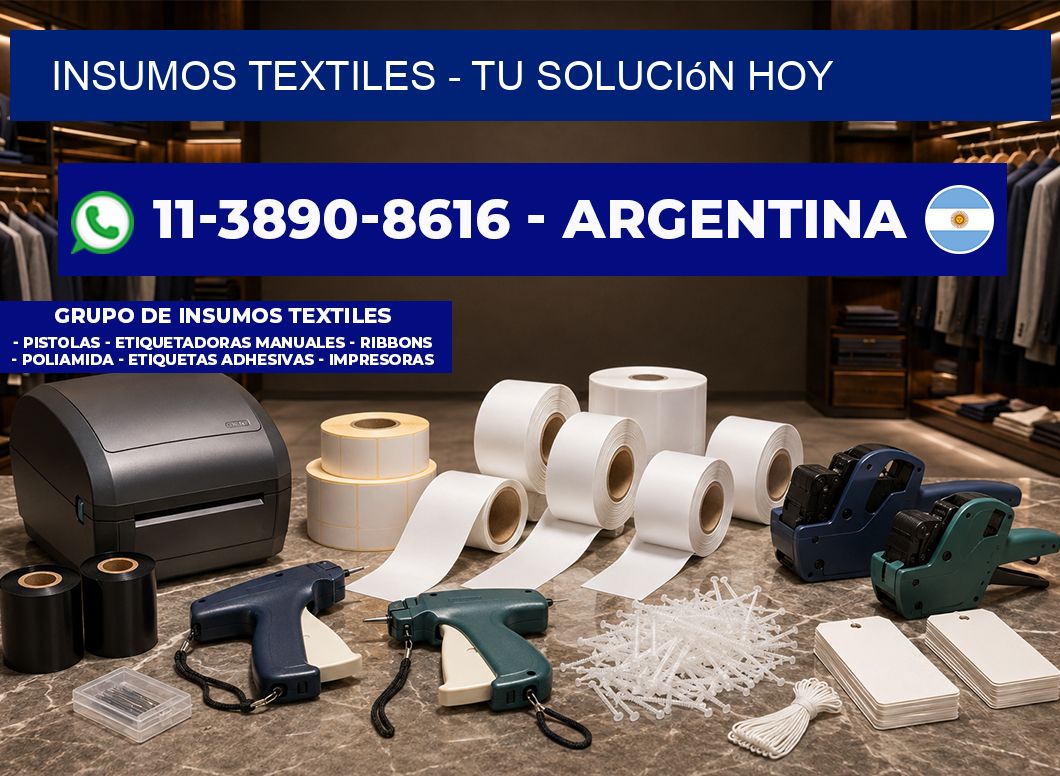 INSUMOS TEXTILES - Tu solución hoy