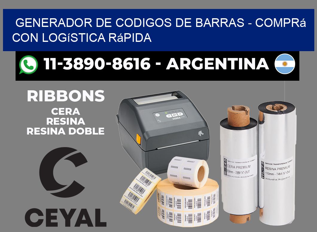 generador de codigos de barras - Comprá con logística rápida