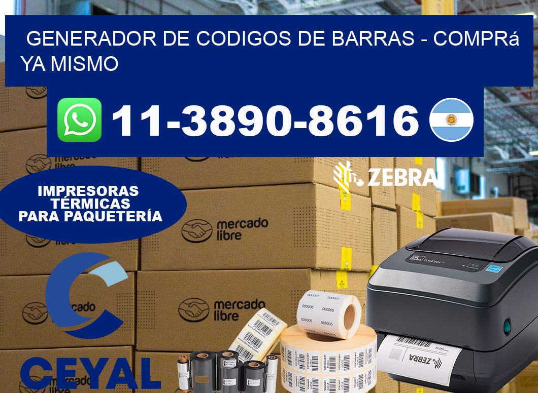 generador de codigos de barras - Comprá ya mismo