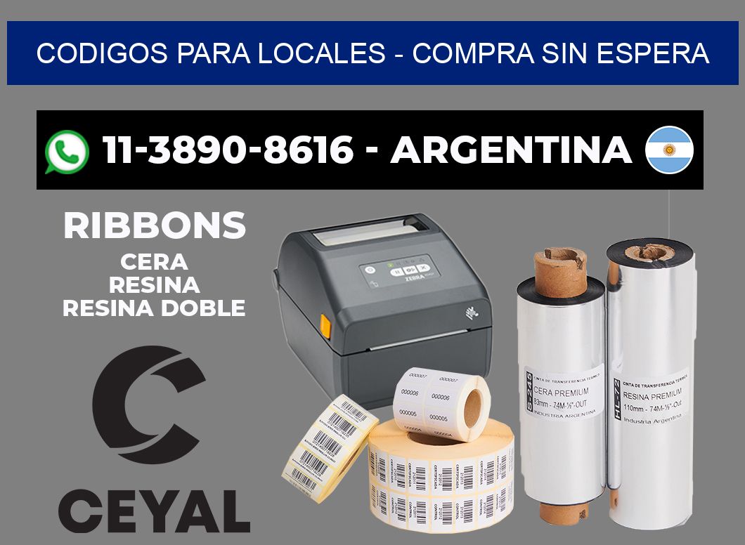 Codigos para locales - Compra sin espera