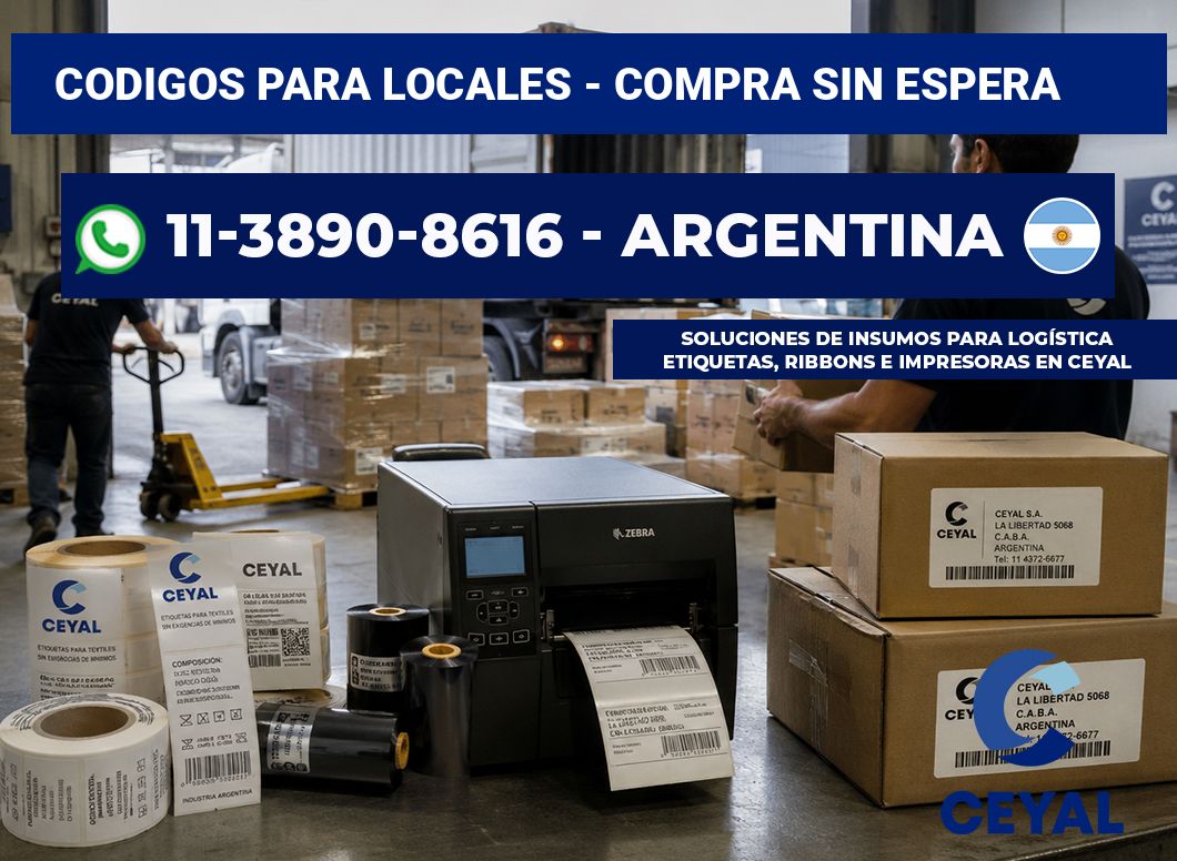 Codigos para locales – Compra sin espera