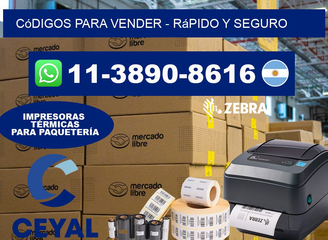 Códigos para vender - rápido y seguro
