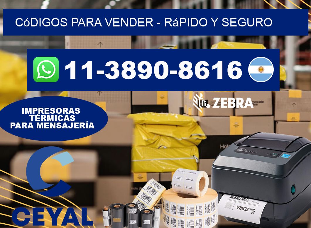 Códigos para vender - rápido y seguro