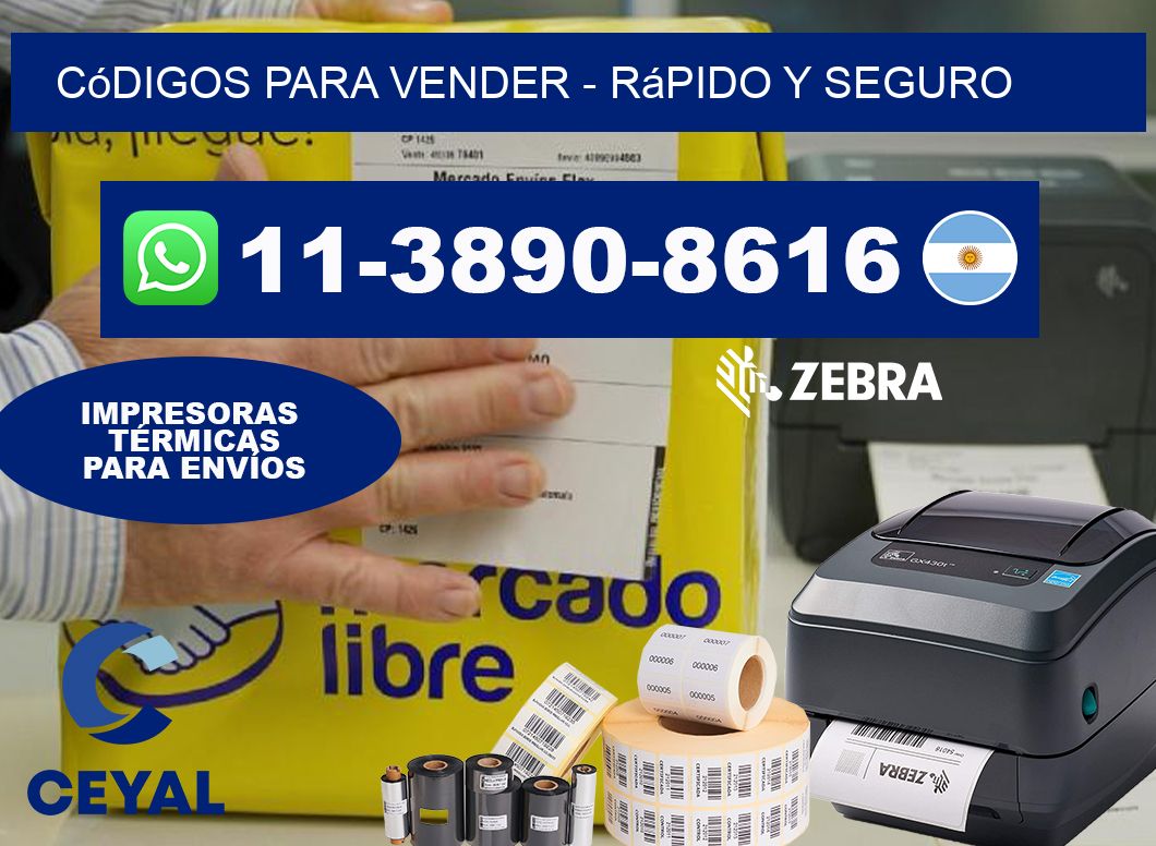 Códigos para vender – rápido y seguro