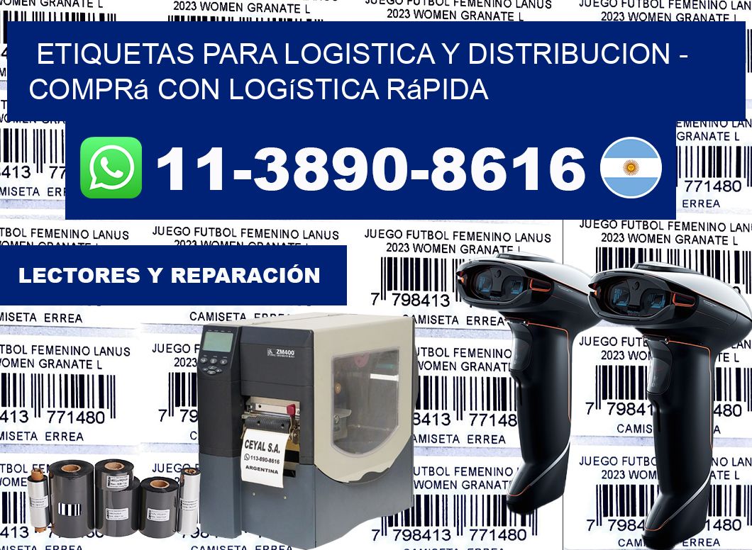 ETIQUETAS PARA LOGISTICA Y DISTRIBUCION - Comprá con logística rápida