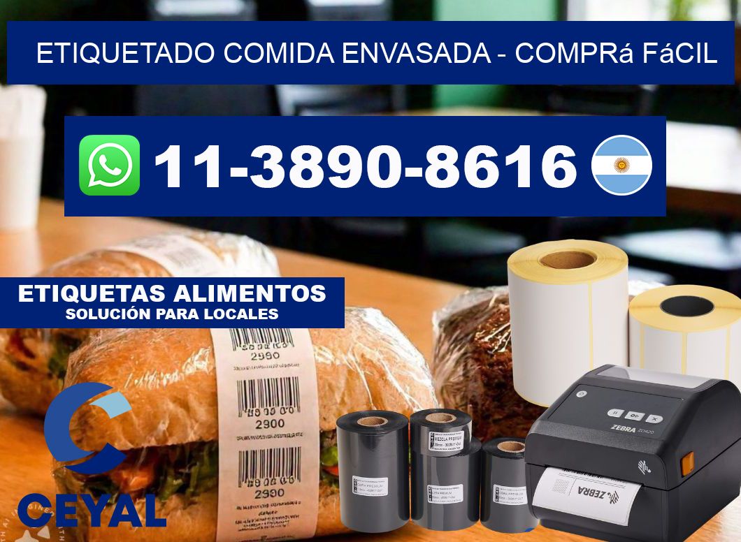 Etiquetado comida envasada - Comprá fácil