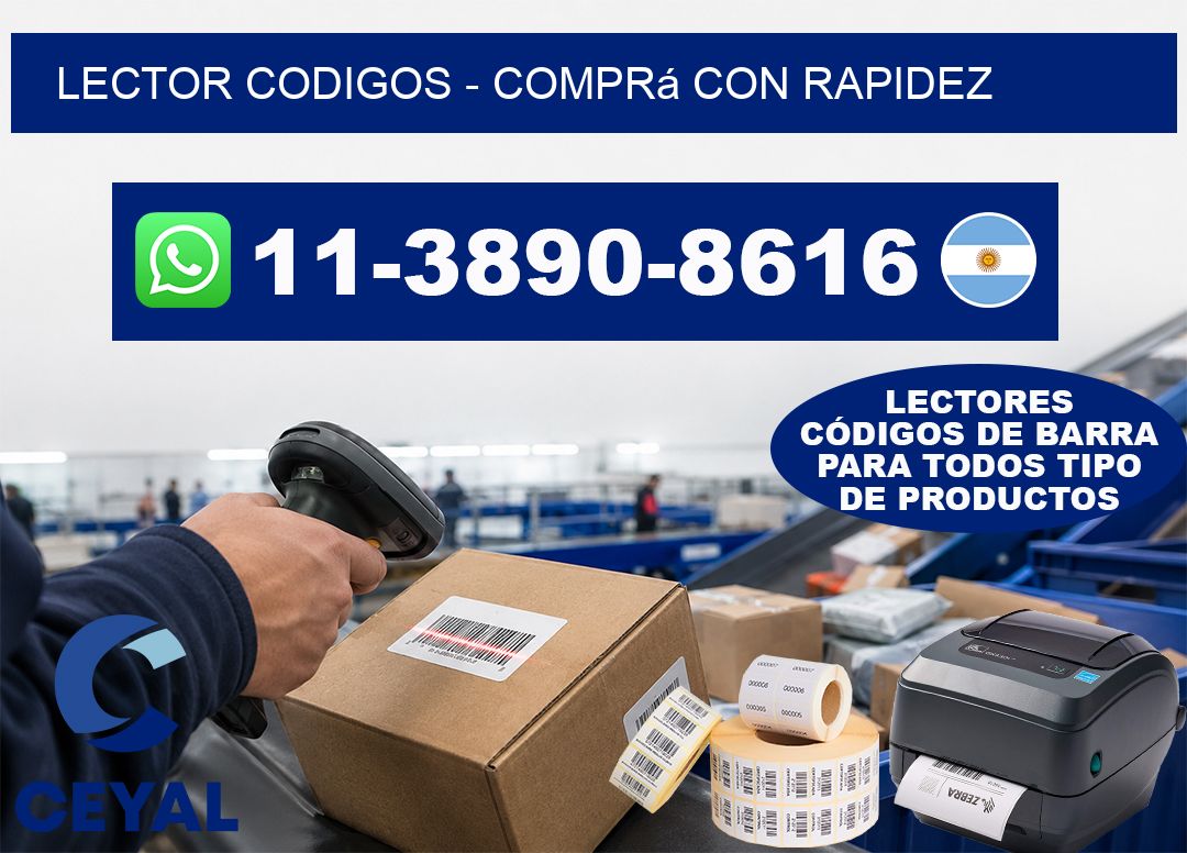 LECTOR CODIGOS - Comprá con rapidez
