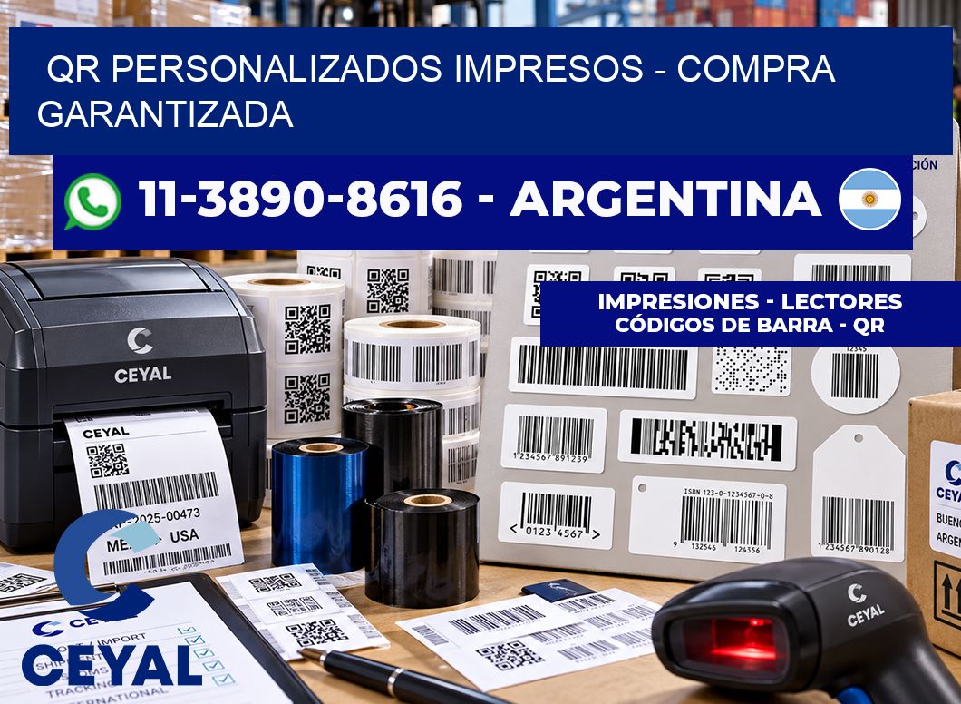 QR Personalizados Impresos - Compra garantizada