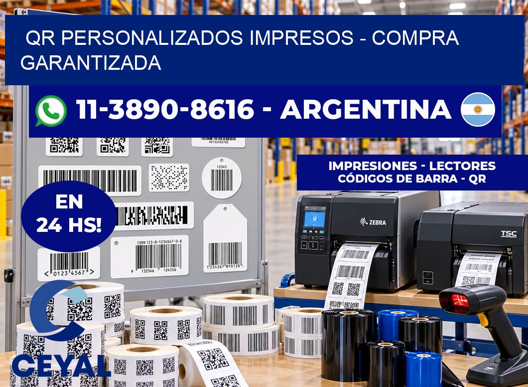 QR Personalizados Impresos - Compra garantizada