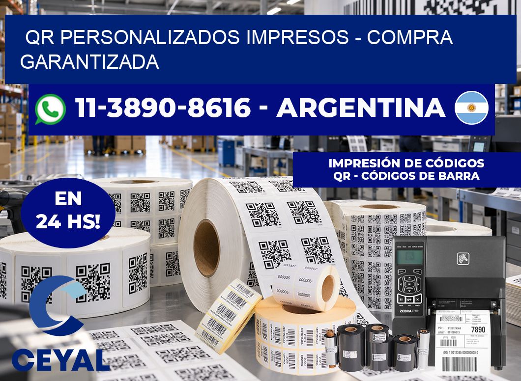QR Personalizados Impresos - Compra garantizada