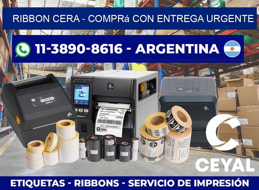 Ribbon cera – Comprá con entrega urgente