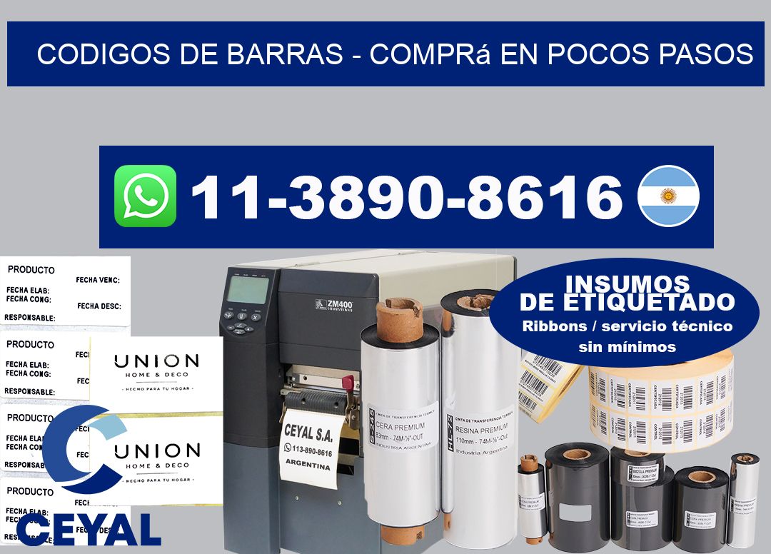 codigos de barras - Comprá en pocos pasos