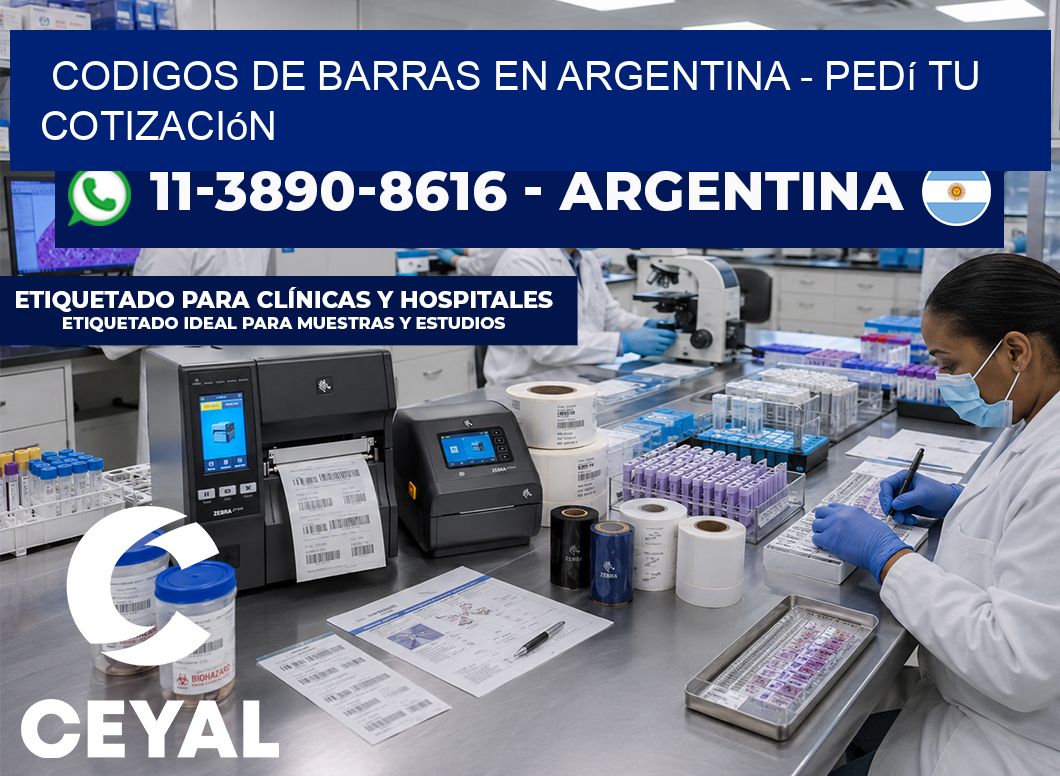 codigos de barras en argentina - Pedí tu cotización