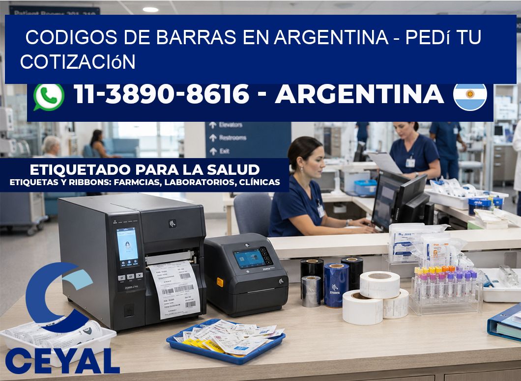 codigos de barras en argentina - Pedí tu cotización