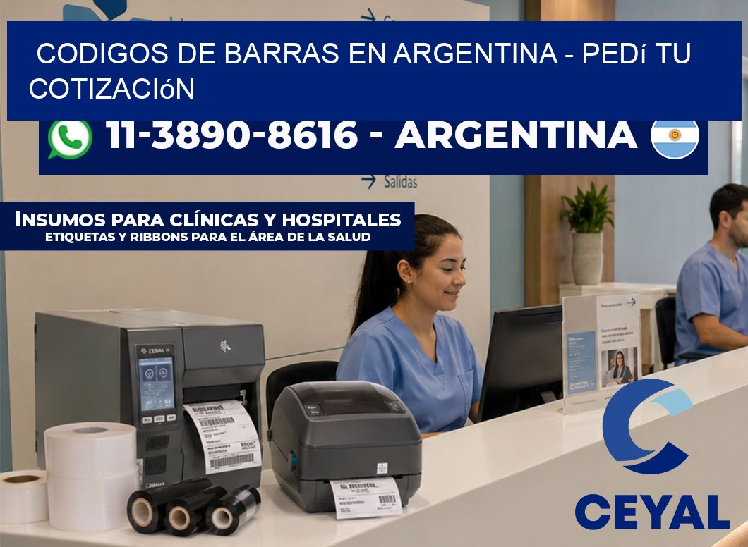 codigos de barras en argentina - Pedí tu cotización
