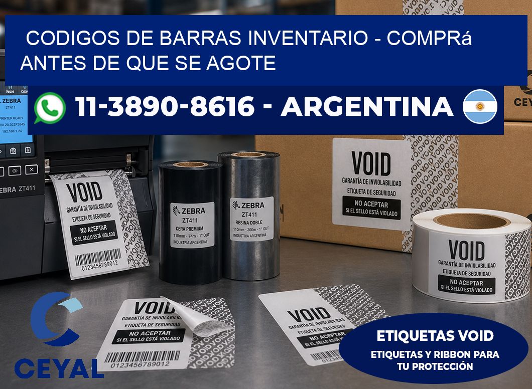 codigos de barras inventario - Comprá antes de que se agote